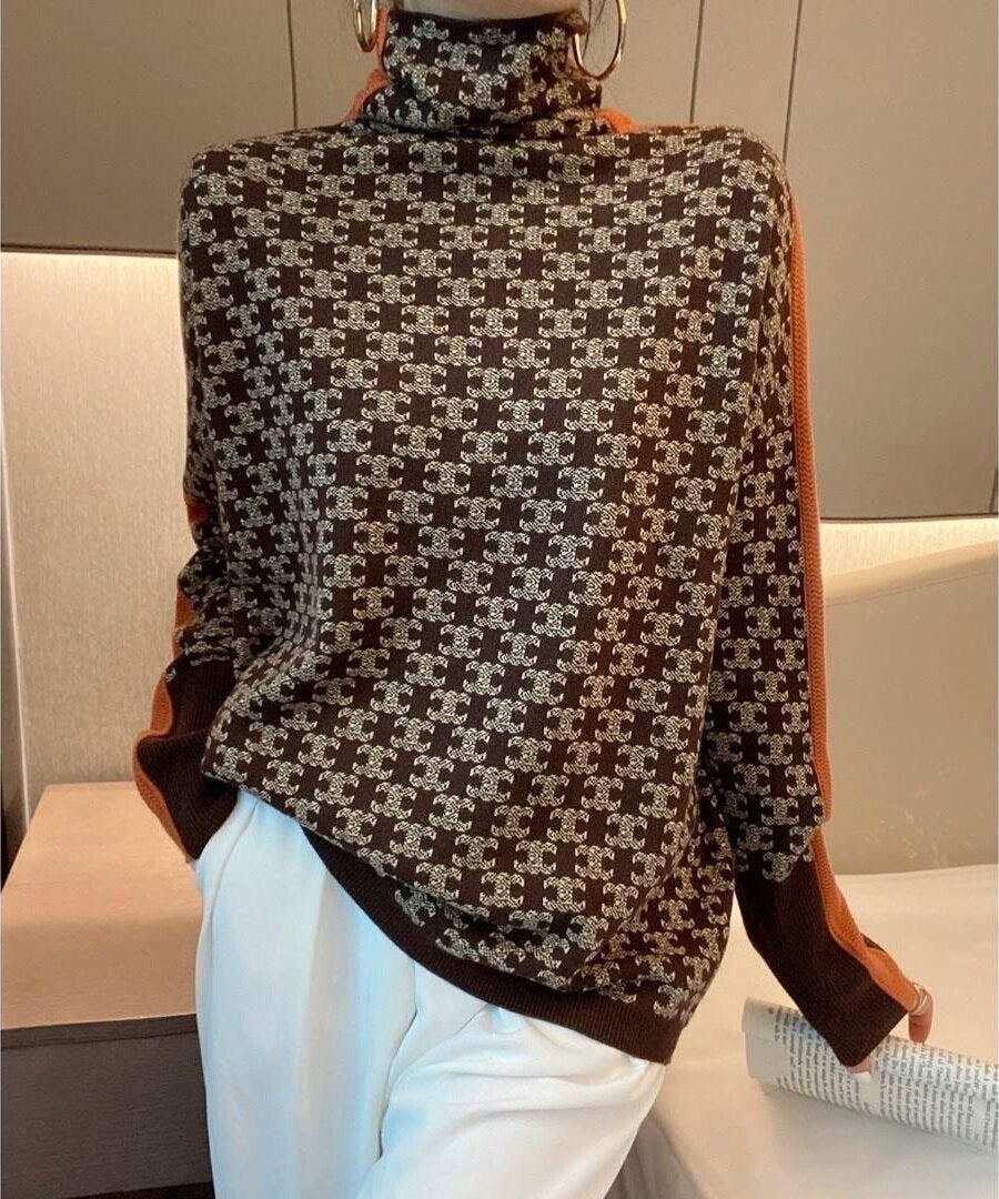 Erika-jersey cuello alto
